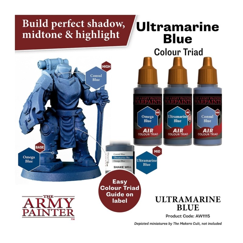 Pintura aerógrafo Warpaints Air – Ultramarine Blue - The Army Painter