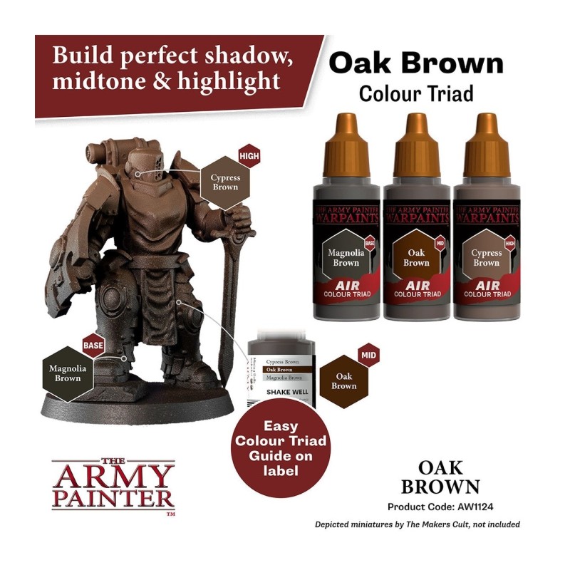 Pintura aerógrafo Warpaints Air – Oak Brown - The Army Painter
