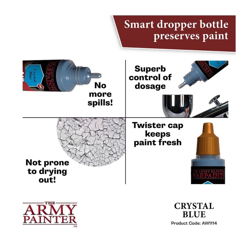 Pintura aerógrafo Warpaints Air – Crystal Blue - The Army Painter