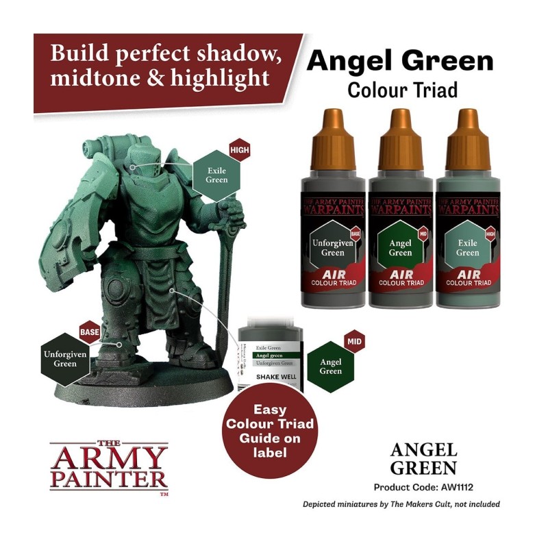Pintura aerógrafo Warpaints Air – Angel Green - The Army Painter