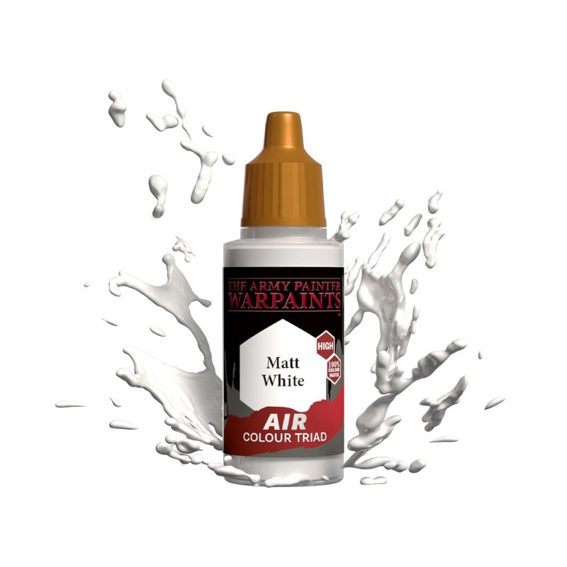 Pintura aerógrafo Warpaints Air – Matt White - The Army Painter