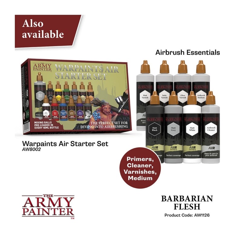Pintura aerógrafo Warpaints Air – Barbarian Flesh - The Army Painter