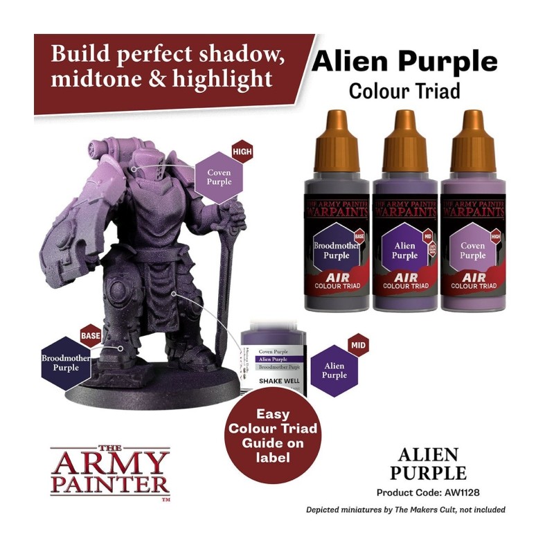 Pintura aerógrafo Warpaints Air – Alien Purple - The Army Painter