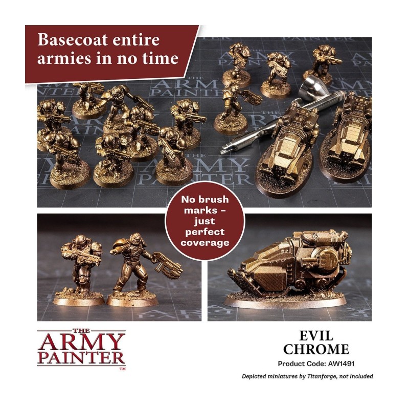 Pintura aerógrafo Warpaints Air – Evil Chrome - The Army Painter