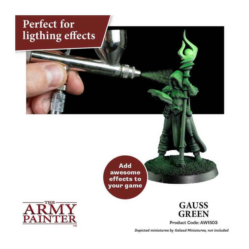 Pintura aerógrafo Warpaints Air – Gauss Green - The Army Painter