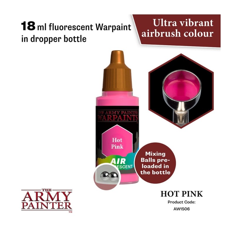 Pintura aerógrafo Warpaints Air – Hot Pink - The Army Painter