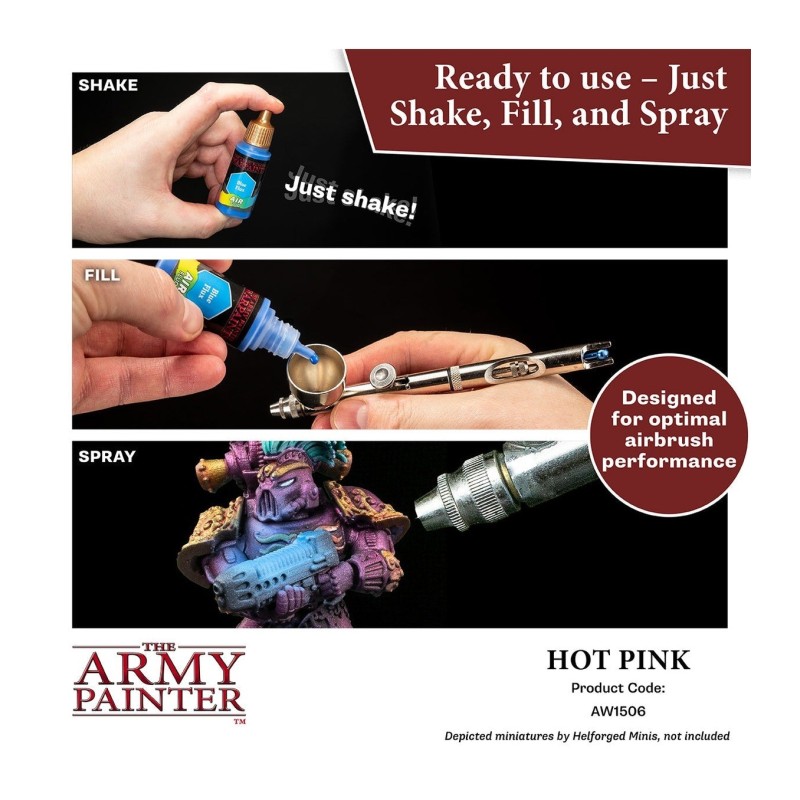 Pintura aerógrafo Warpaints Air – Hot Pink - The Army Painter