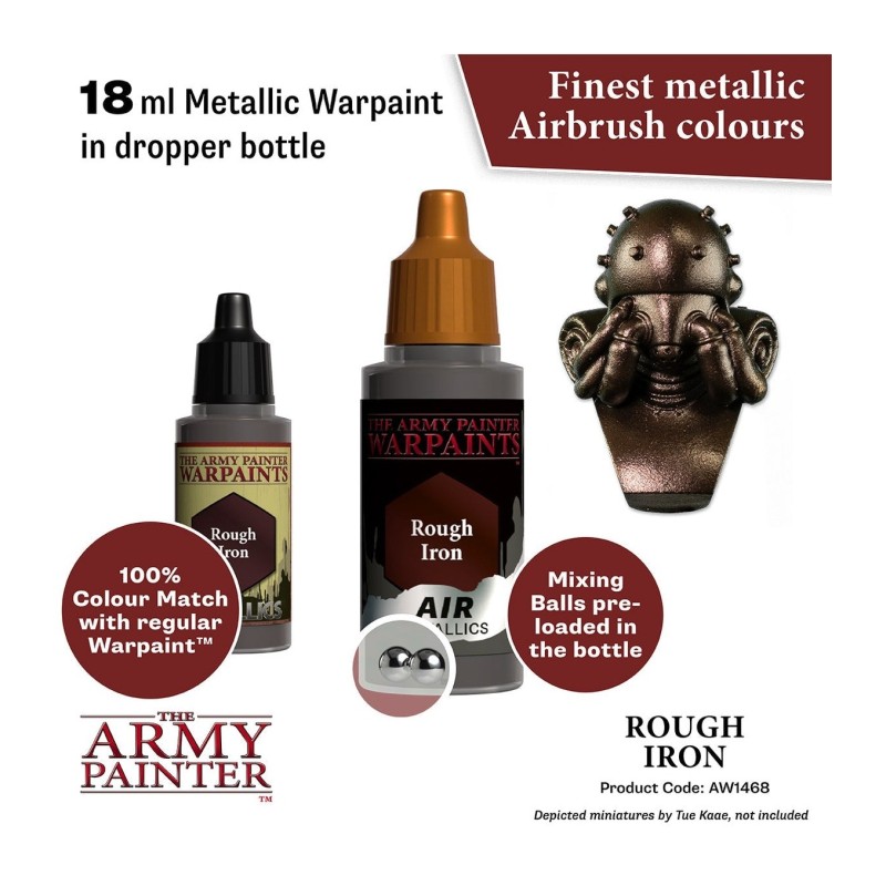 Pintura aerógrafo Warpaints Air – Rough Iron - The Army Painter