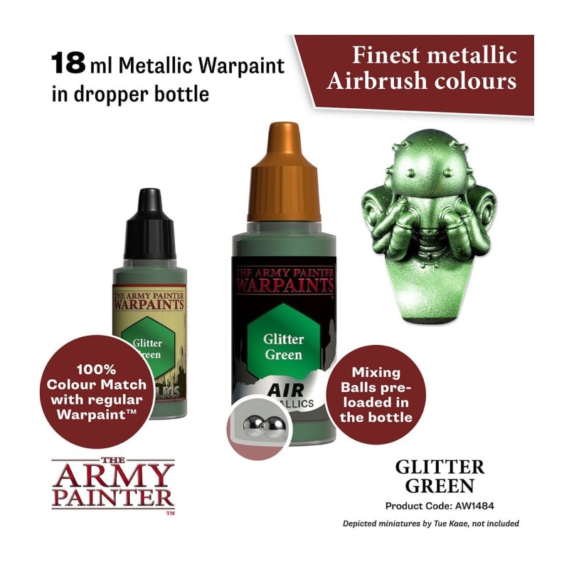 Pintura aerógrafo Warpaints Air – Glitter Green - The Army Painter