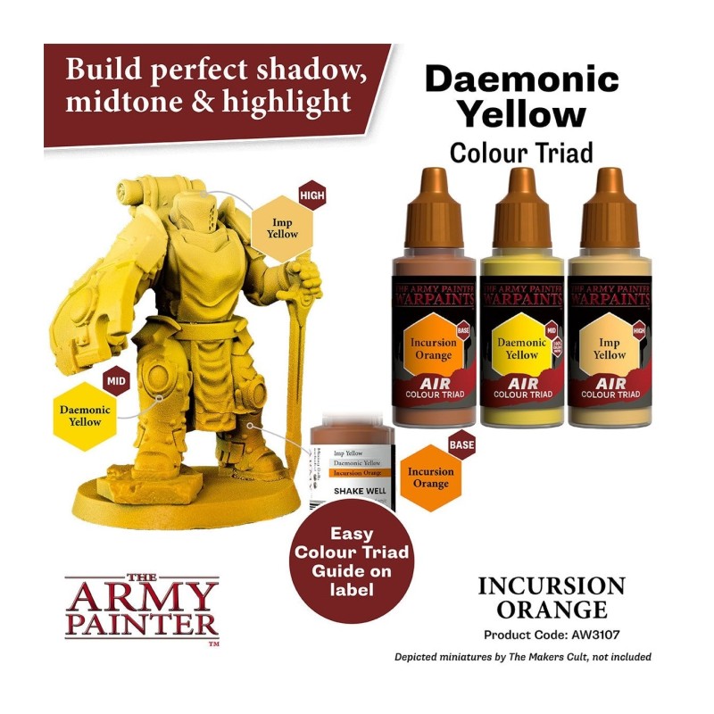 Pintura aerógrafo Warpaints Air – Incursion Orange - The Army Painter