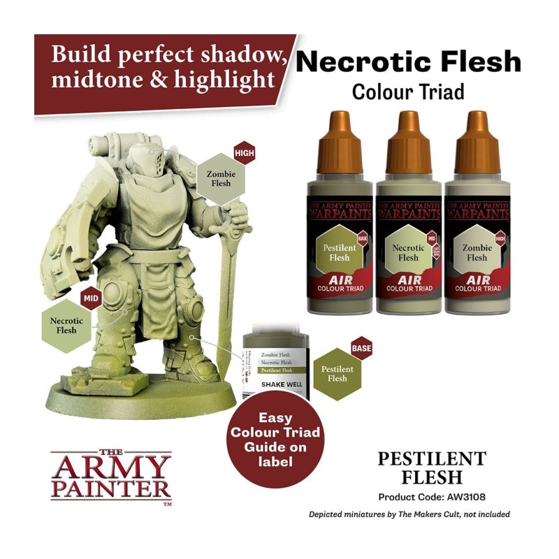Pintura aerógrafo Warpaints Air – Pestilent Flesh - The Army Painter