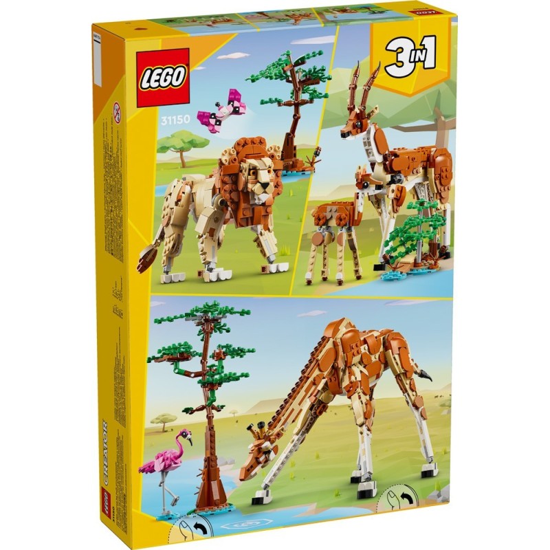 LEGO-31150 Safari de Animales Salvajes