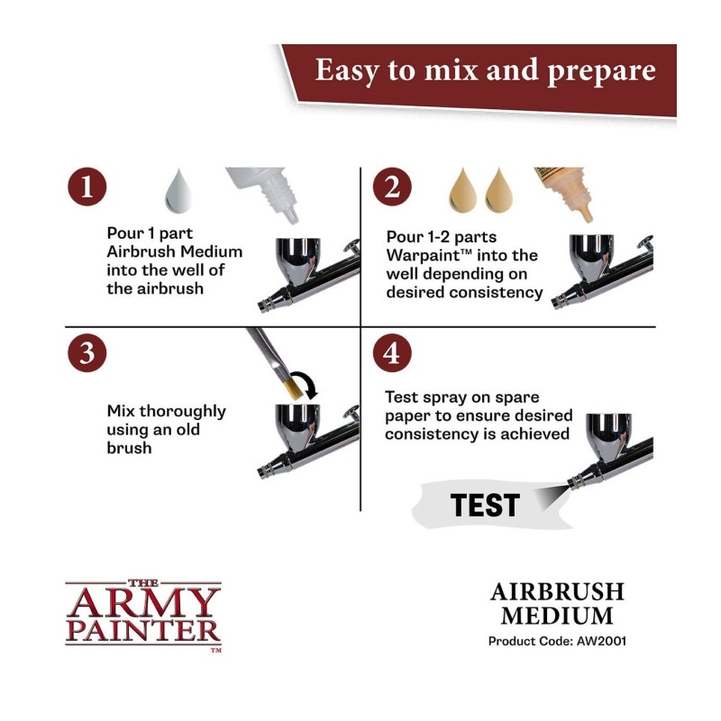 Medium Warpaints – Airbrush Medium - The Army Painter