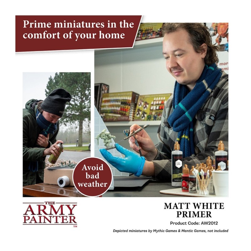 Imprimación Colour Primer – Air Primer White, 100 ml - The Army Painter