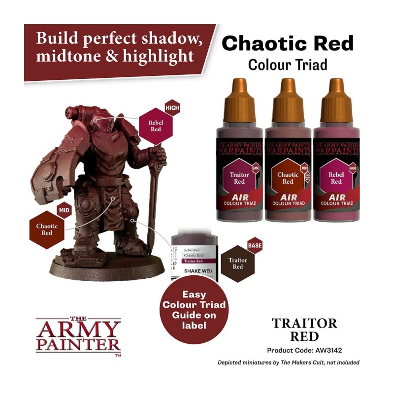 Pintura aerógrafo Warpaints Air – Traitor Red - The Army Painter