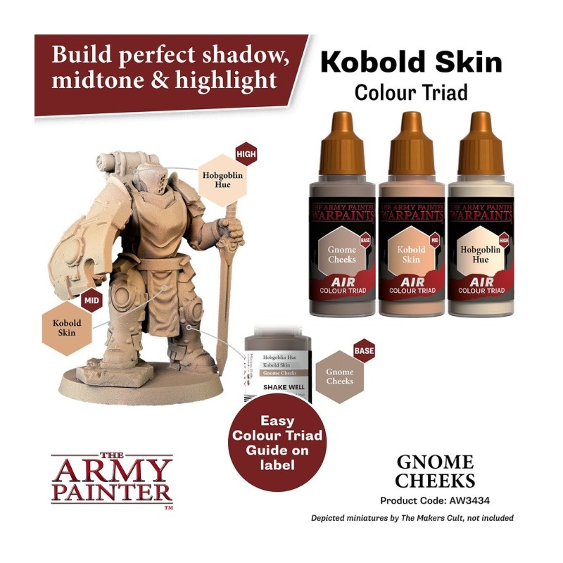 Pintura aerógrafo Warpaints Air – Gnome Cheeks - The Army Painter