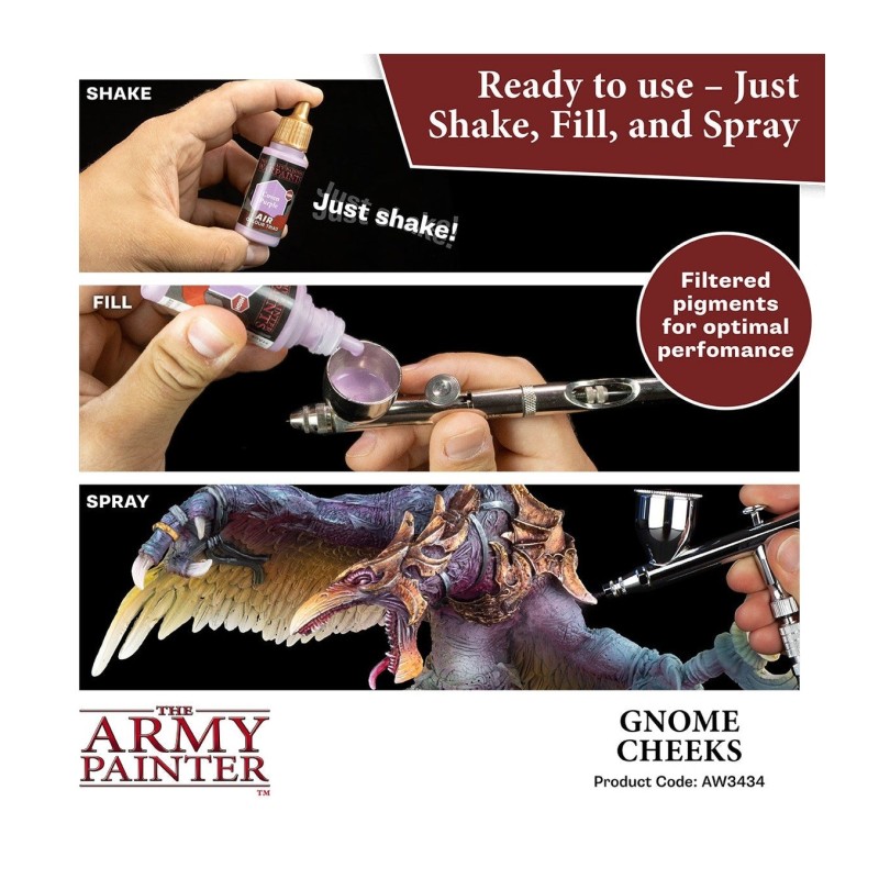 Pintura aerógrafo Warpaints Air – Gnome Cheeks - The Army Painter
