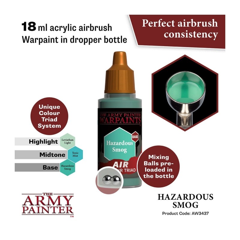 Pintura aerógrafo Warpaints Air – Hazardous Smog - The Army Painter