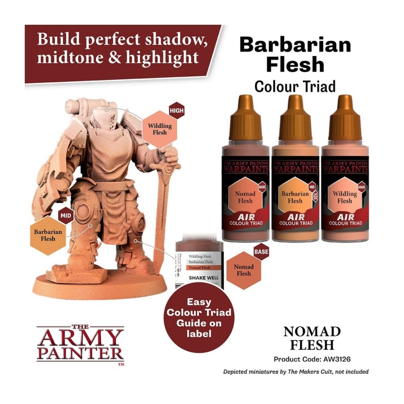 Pintura aerógrafo Warpaints Air – Nomad Flesh - The Army Painter