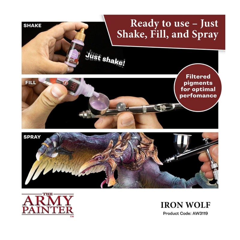 Pintura aerógrafo Warpaints Air – Iron Wolf - The Army Painter