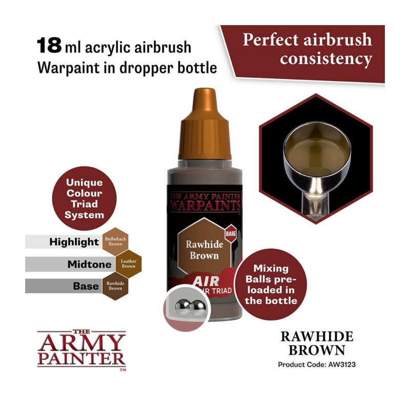 Pintura aerógrafo Warpaints Air – Rawhide Brown - The Army Painter