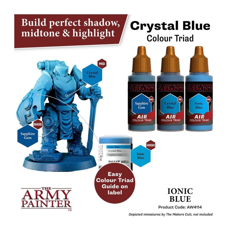 Pintura aerógrafo Warpaints Air – Ionic Blue - The Army Painter