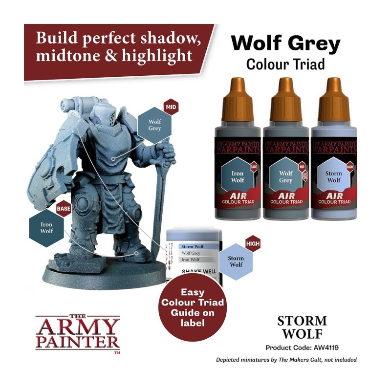 Pintura aerógrafo Warpaints Air – Storm Wolf - The Army Painter