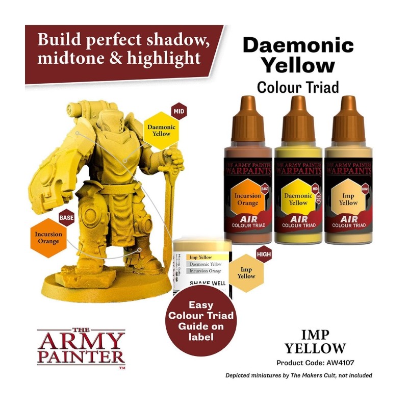 Pintura aerógrafo Warpaints Air – Imp Yellow - The Army Painter