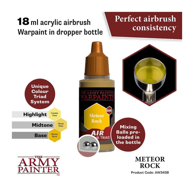 Pintura aerógrafo Warpaints Air – Meteor Rock - The Army Painter