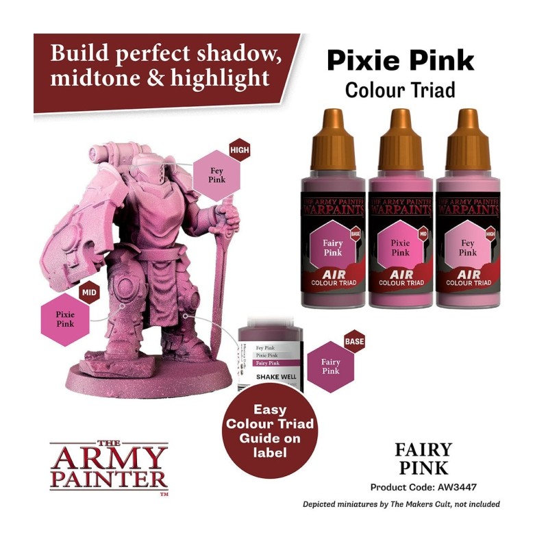Pintura aerógrafo Warpaints Air – Fairy Pink - The Army Painter
