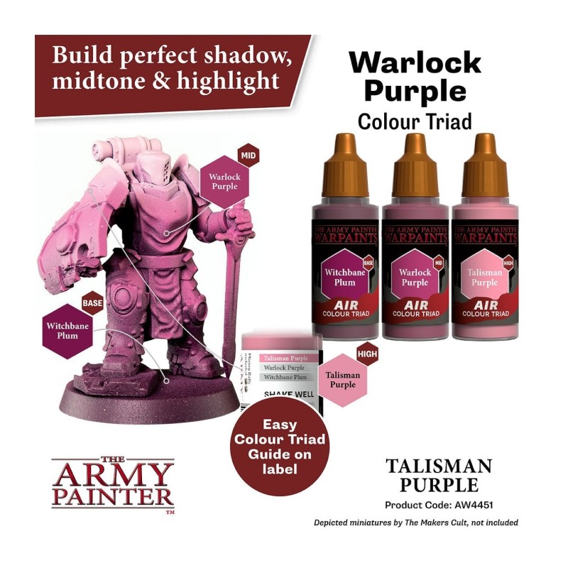 Pintura aerógrafo Warpaints Air – Talisman Purple - The Army Painter
