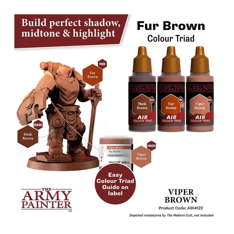 Pintura aerógrafo Warpaints Air – Viper Brown - The Army Painter