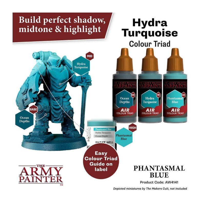 Pintura aerógrafo Warpaints Air – Phantasmal Blue - The Army Painter