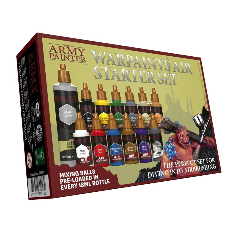 Pintura aerógrafo Warpaints Air – Starter Set - The Army Painter