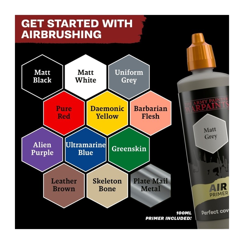Pintura aerógrafo Warpaints Air – Starter Set - The Army Painter