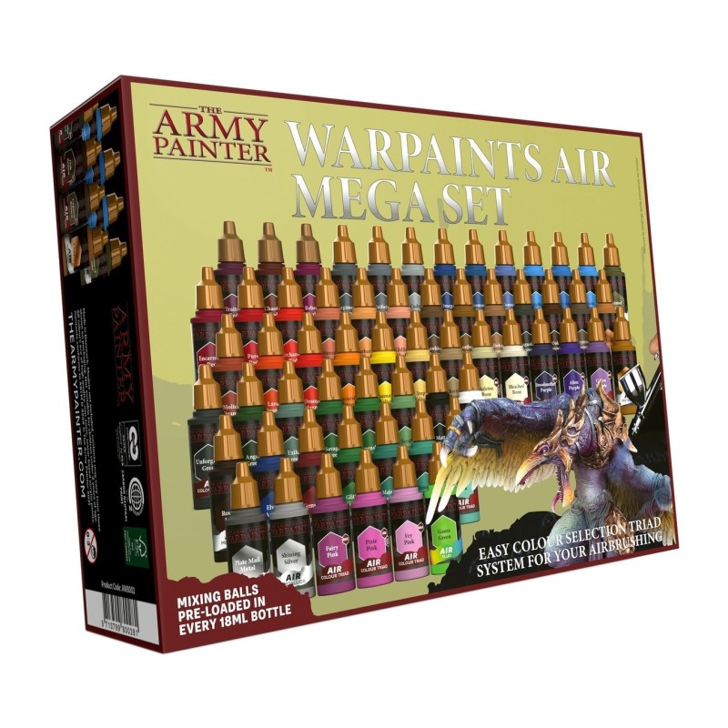 Pintura aerógrafo Warpaints Air – Mega Set - The Army Painter