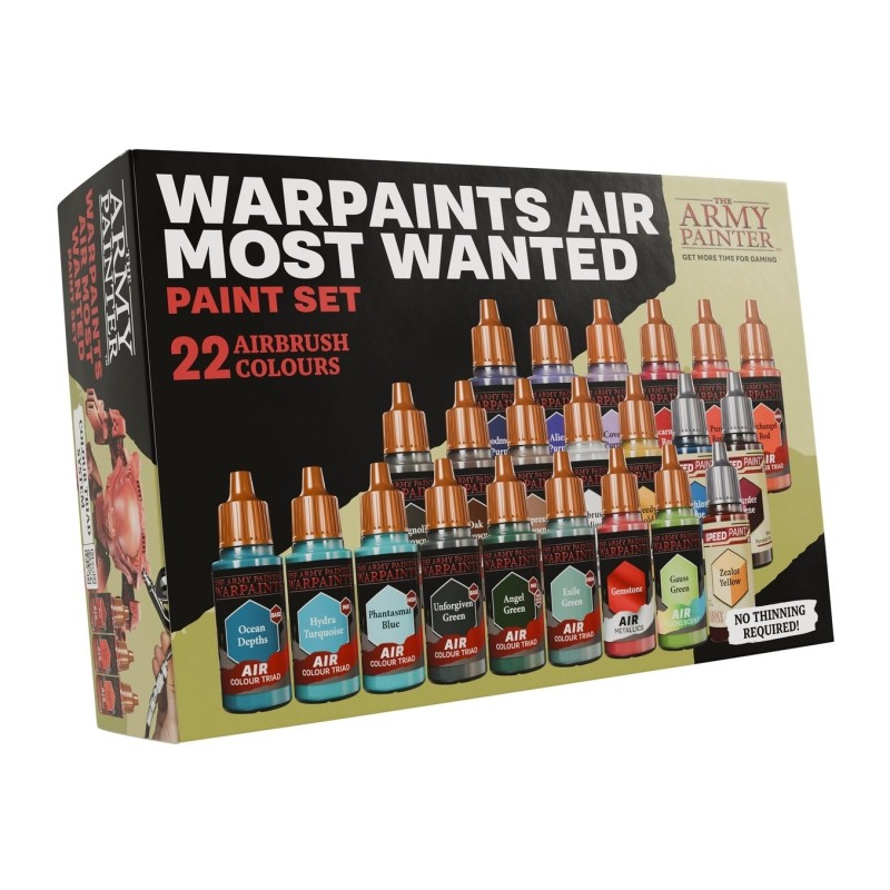 Pintura aerógrafo Warpaints Air – Most Wanted Set - The Army Painter