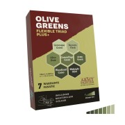 Pintura Warpaints – Flexible Triad PLUS+: Olive Greens - The Army Painter