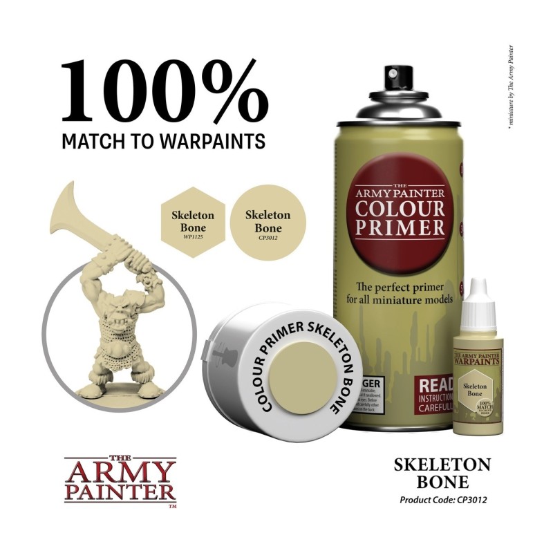 Imprimación Colour Primer – Skeleton Bone - The Army Painter