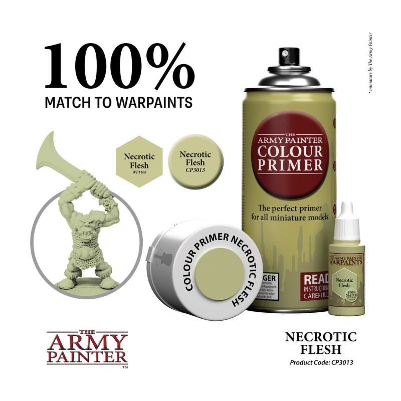 Imprimación Colour Primer – Necrotic Flesh - The Army Painter
