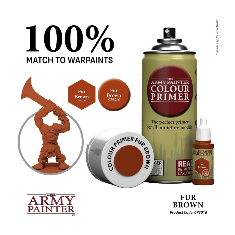 Imprimación Colour Primer – Fur Brown - The Army Painter