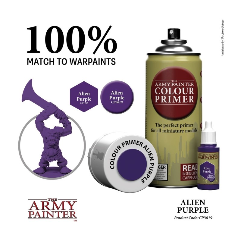 Imprimación Colour Primer – Alien Purple - The Army Painter