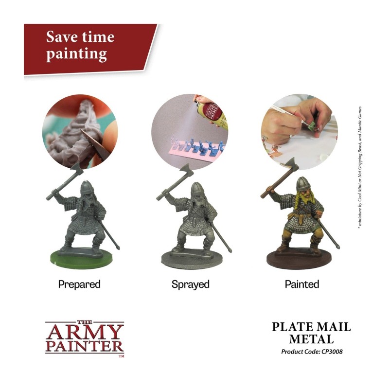 Imprimación Colour Primer – Plate Mail Metal - The Army Painter