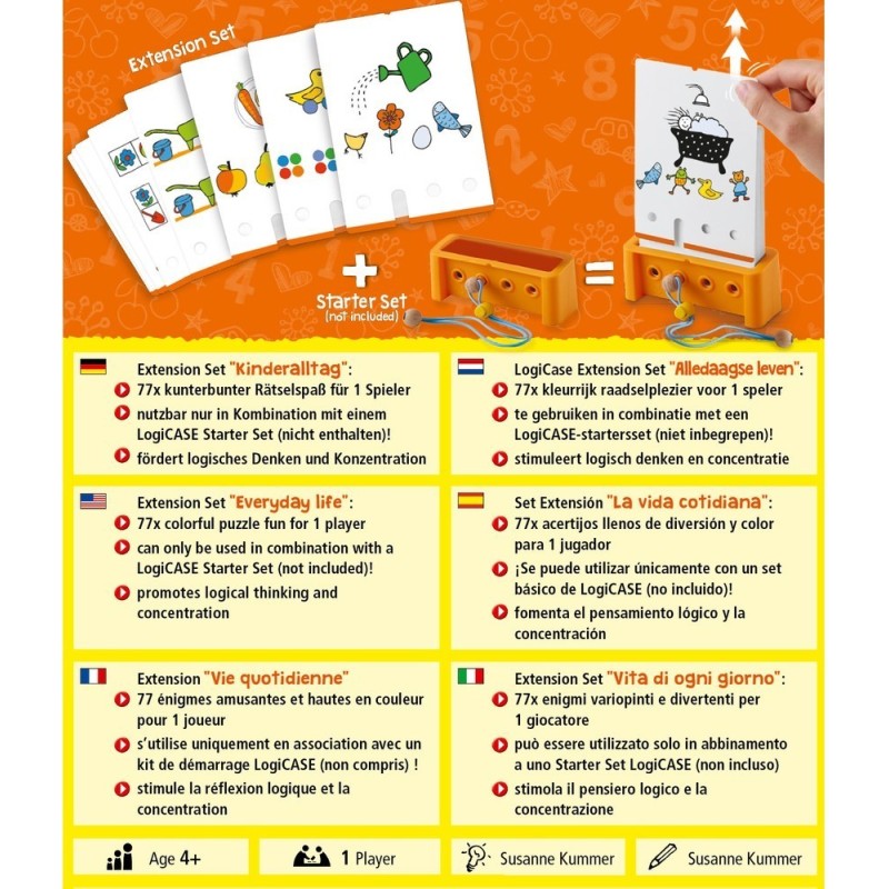 La vida cotidiana - LogiCASE Set de ampliación 4+ (ES/EN/DE/FR/NL/IT)