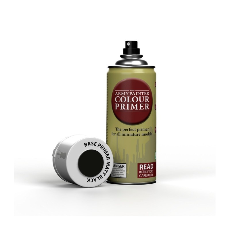 Imprimación Colour Primer – Base Primer - Matt Black - The Army Painter