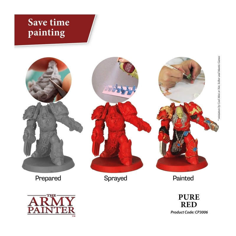 Imprimación Colour Primer – Pure Red - The Army Painter