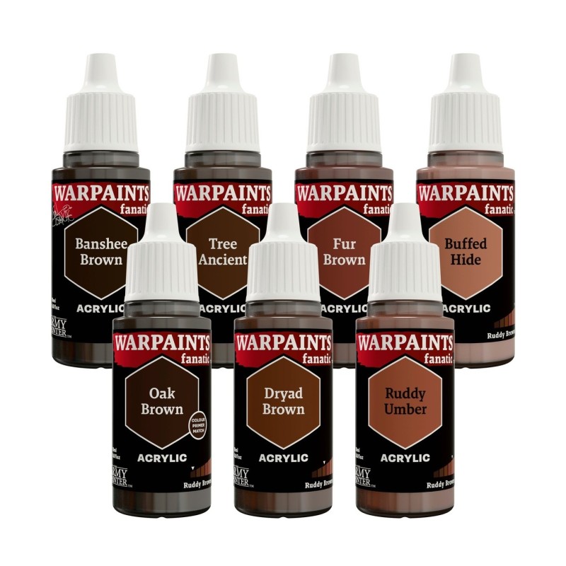 Pintura Warpaints – Flexible Triad PLUS+: Ruddy Browns - The Army Painter