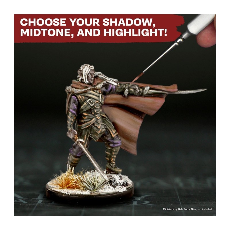 Pintura Warpaints – Flexible Triad PLUS+: Ruddy Browns - The Army Painter