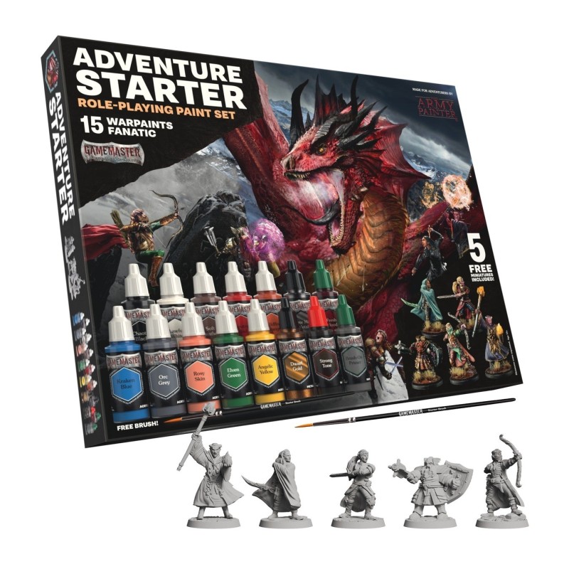 Starter set – GameMaster: Adventure Starter Role - playing Paint Set - The Army Painter