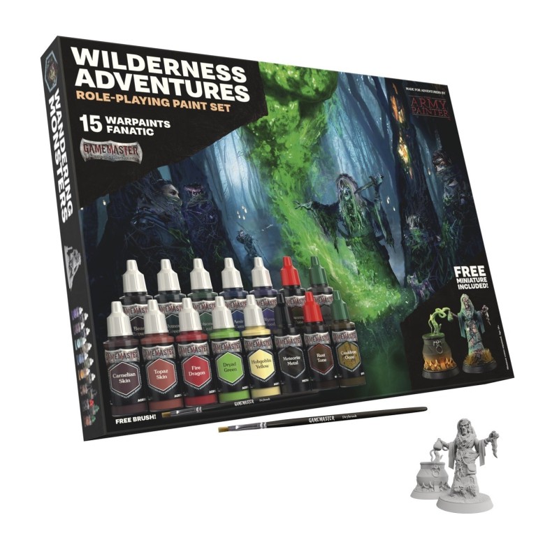 Set – GameMaster: Wilderness Adventures Role - playing Paint Set - The Army Painter